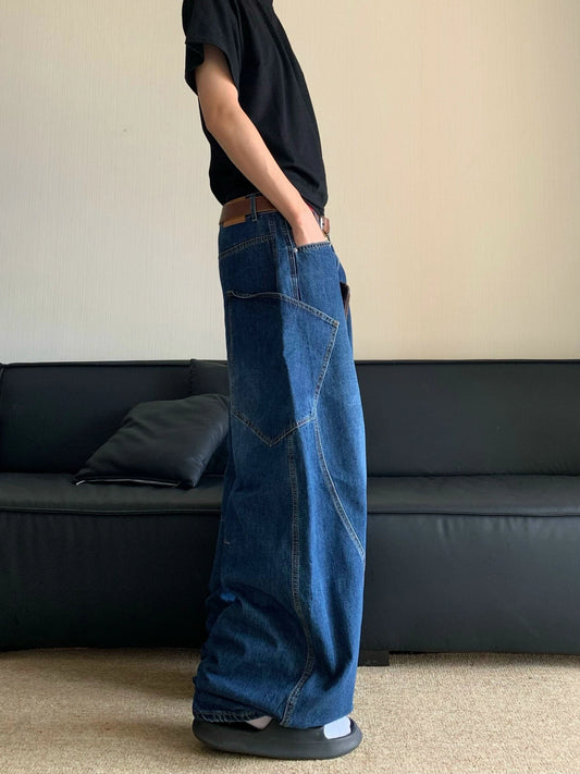 RT No. 18714 NAVY BLUE SCIMITAR JEANS