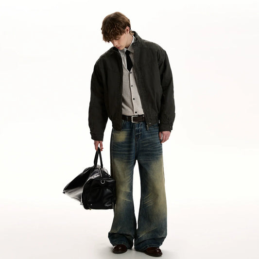 RT No. 40809 YORU RECONSTRUCTED STAND COLLAR JACKET