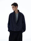 RT No. 20016 BLUE V-NECK DENIM PULLOVER JK
