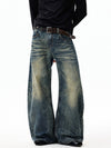 RT No. 55108 WHISKER SCIMITAR DENIM JEANS