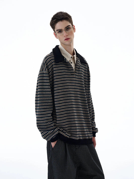 RT No. 20007 KNIT COLLAR SWEATER