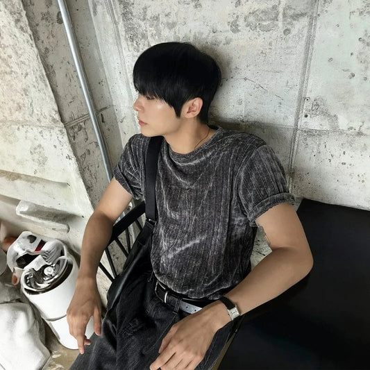 RT No. 18301 TEXTURE KNIT SHORT SLEEVE