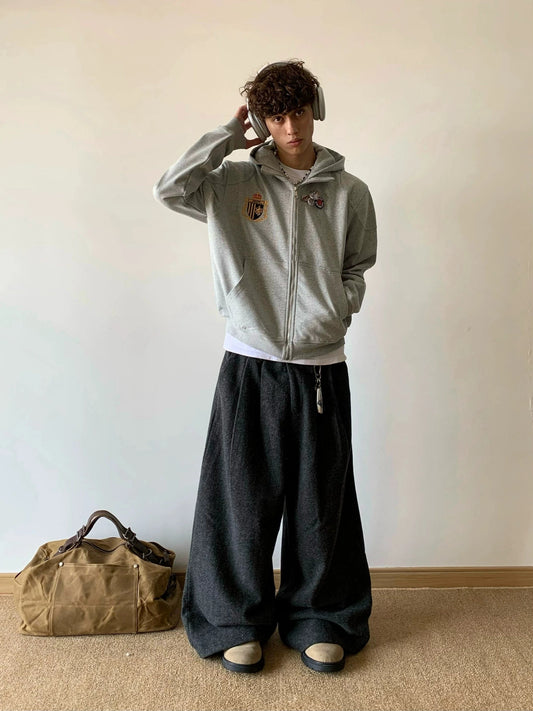 RT No. 18015 SOCCER ZIP BOXY HOODIE