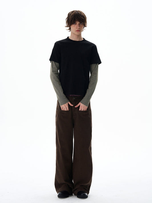 RT No. 12720 TWO PIECE LAYERED LONGSLEEVE