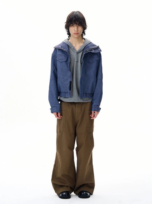 RT No. 31007 STAND COLLAR YORU DENIM JK