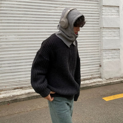 RT No. 11897 KNIT ZIP-UP SWEATER