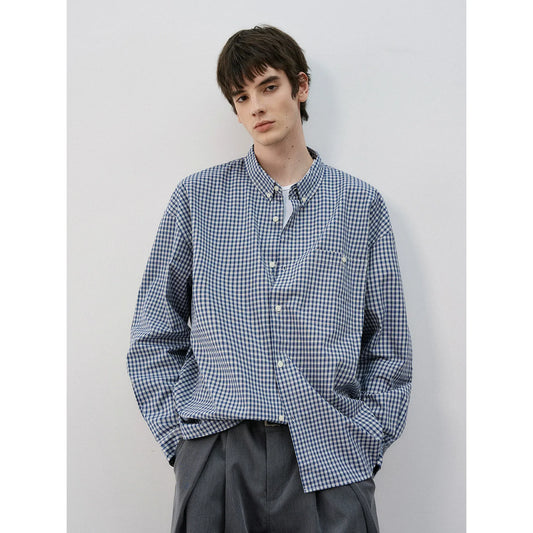 RT No. 50260 PLAID BUTTON UP SHIRT