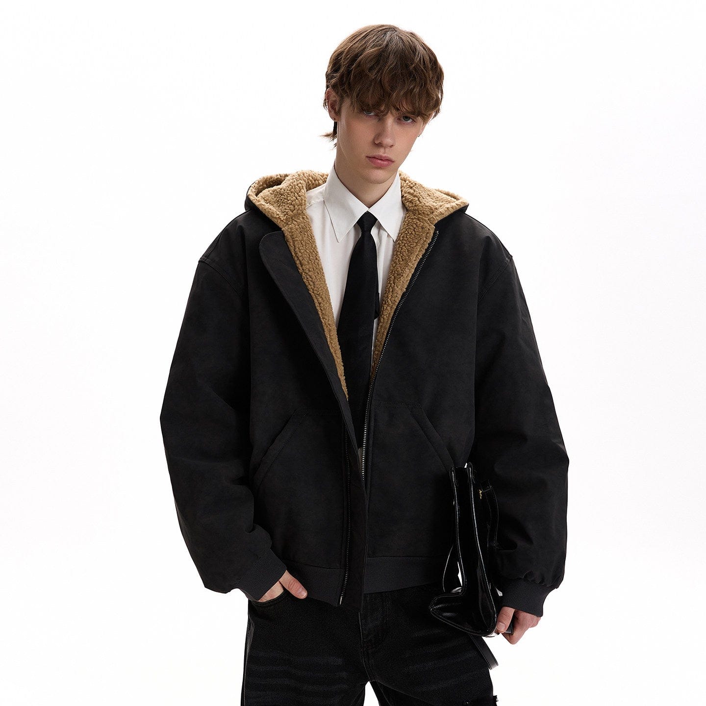 RT No. 59038 FLEECE ZIPPER HOODED JACKET – REALTAKAI