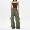 RT No. 12253 SLANT CARGO STRAIGHT PANTS