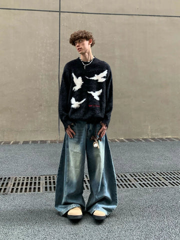 RT No. 18004 MOHAIR DOVE SWEATER