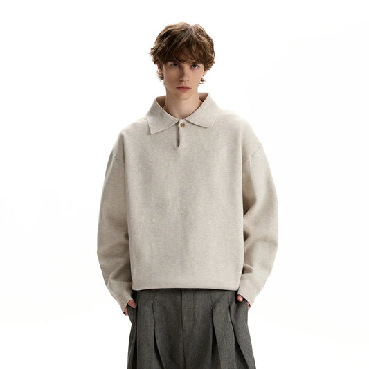 RT No. 40607 KNITWEAR COLLAR SWEATER