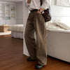 RT No. 29061 WASHED BROWN DENIM STRAIGHT JEANS