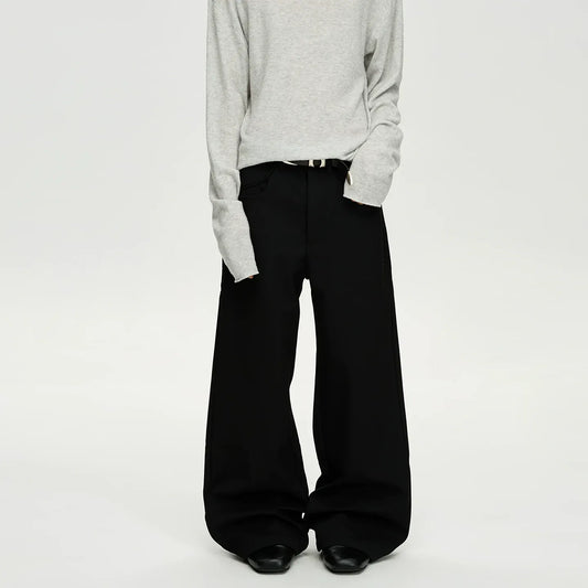 RT No. 40801 BASIC STRAIGHT SUIT PANTS