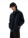 RT No. 32103 RODEO LEATHER ZIP JK