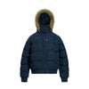 RT No. 32515 FUR HOODED PUFFER JK