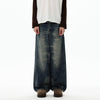 RT No. 59000 WASHED BAGGY STRAIGHT JEANS