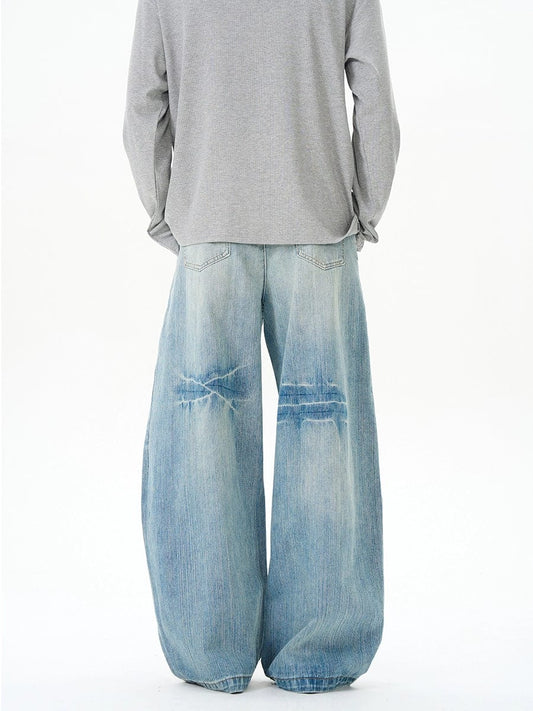 RT No. 12133 LIGHT BLUE BAGGY DENIM JEANS