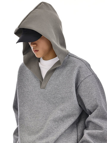 RT No. 12116 V-NECK PULLOVER HOODIE