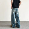 RT No. 40827 BAGGY STRAIGHT DENIM JEANS