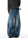 RT No. 32825 WASHED SCIMITAR DENIM JEANS