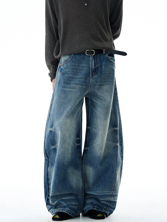 RT No. 32825 WASHED SCIMITAR DENIM JEANS