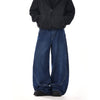 RT No. 12543 RECONSTRUCTED BLUE WORKWEAR BAGGY JEANS