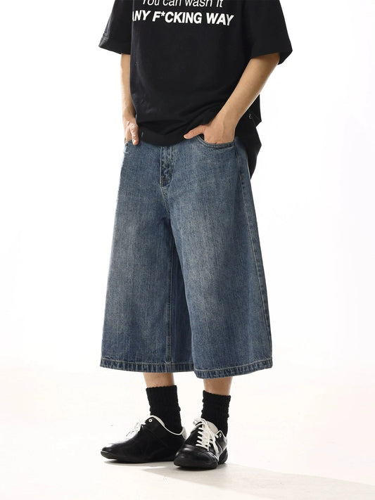 RT No. 13041 LONG DENIM SHORTS