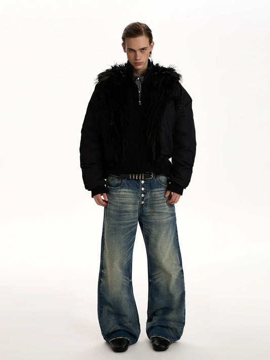 RT No. 50322 WHISKER WASH DENIM JEANS