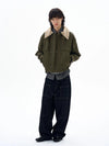 RT No. 29000 GREEN FLEECE COLLAR JK