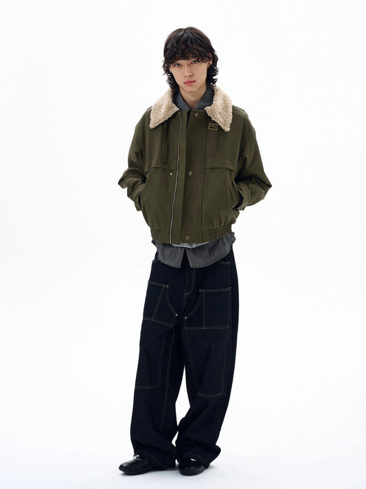 RT No. 29000 GREEN FLEECE COLLAR JK