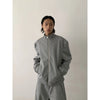 RT No. 29120 SILHOUETTE STAND COLLAR ZIPPER SWEATER