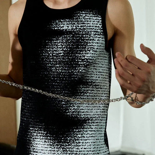 FUKUSU SILVER DOUBLE LAYER WALLET CHAIN