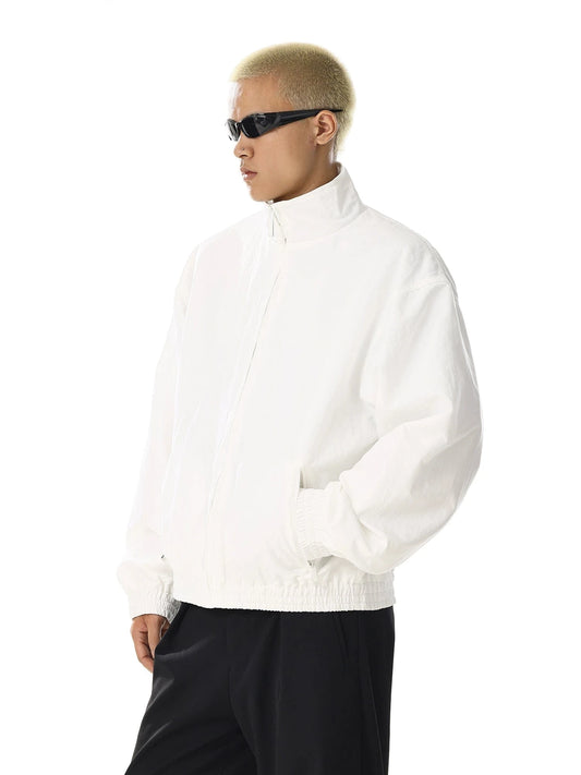 RT No. 32719 WHITE SILHOUETTE STAND COLLAR JK