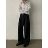 RT No. 29162 PLEATED STRAIGHT WIDE PANTS