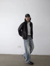 RT No. 32064 WHISKER WASH DENIM STRAIGHT JEANS