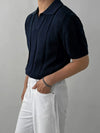 RT No. 18154 KNIT V-NECK POLO SHORT SLEEVE