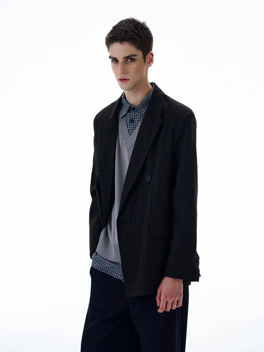RT No. 20011 BLACK SUIT BLAZER JK