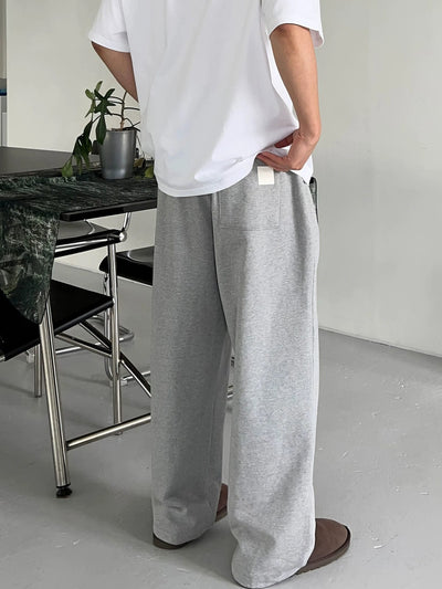 RT No. 11417 FOLDED PLEATED STRAIGHT SWEATPANTS