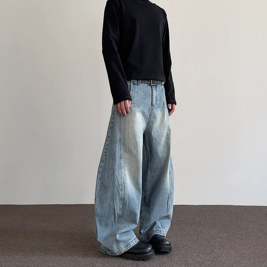 RT No. 40833 WASHED SCIMITAR DENIM JEANS