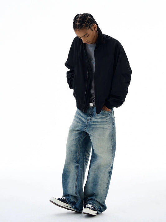 RT No. 19538 WASHED BLUE DENIM JEANS