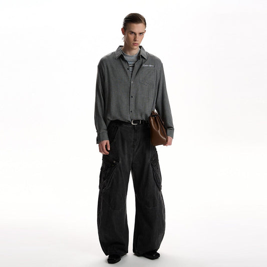 RT No. 59062 PLAID BUTTON UP SHIRT