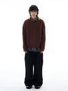 RT No. 25062 KNITWEAR V-NECK COLLAR SWEATER