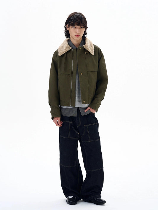 RT No. 29000 GREEN FLEECE COLLAR JK