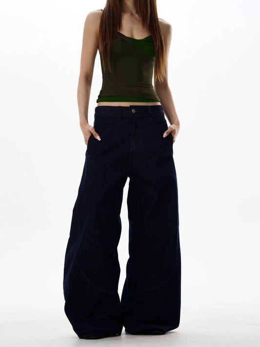 RT No. 18051 BLUE STRAIGHT DENIM PANTS