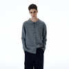 RT No. 20001 POLO COLLAR BUTTON-UP SWEATER