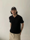 RT No. 18860 KNIT TWIST POLO SHORT SLEEVE