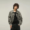 RT No. 32529 LEATHER ZIP-UP JK