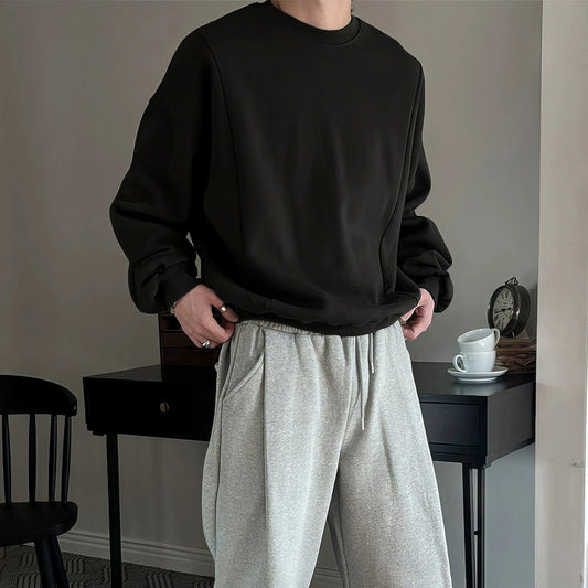 RT No. 11523 BLANK SWEATER & STRAIGHT SWEATPANTS