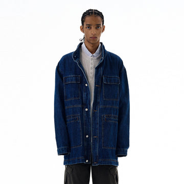 RT No. 19549 OVERSIZE NAVY BLUE DENIM JK