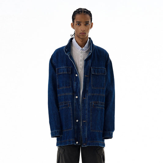 RT No. 19549 OVERSIZE NAVY BLUE DENIM JK